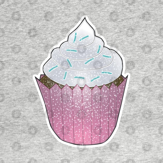 Glitter Cupcake by BoonieDunes